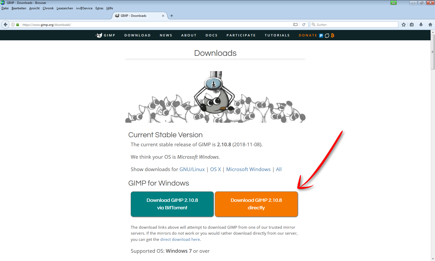GIMP Download und Installation in 4 leichten Schritten