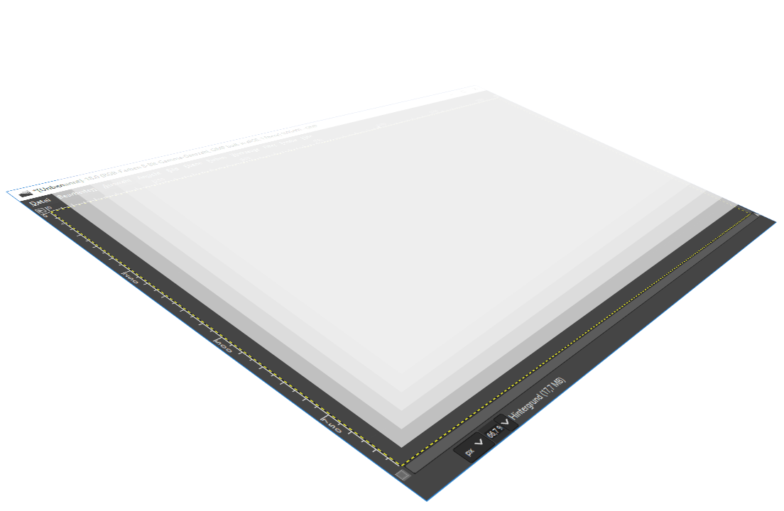 Was sind Ebenen in GIMP