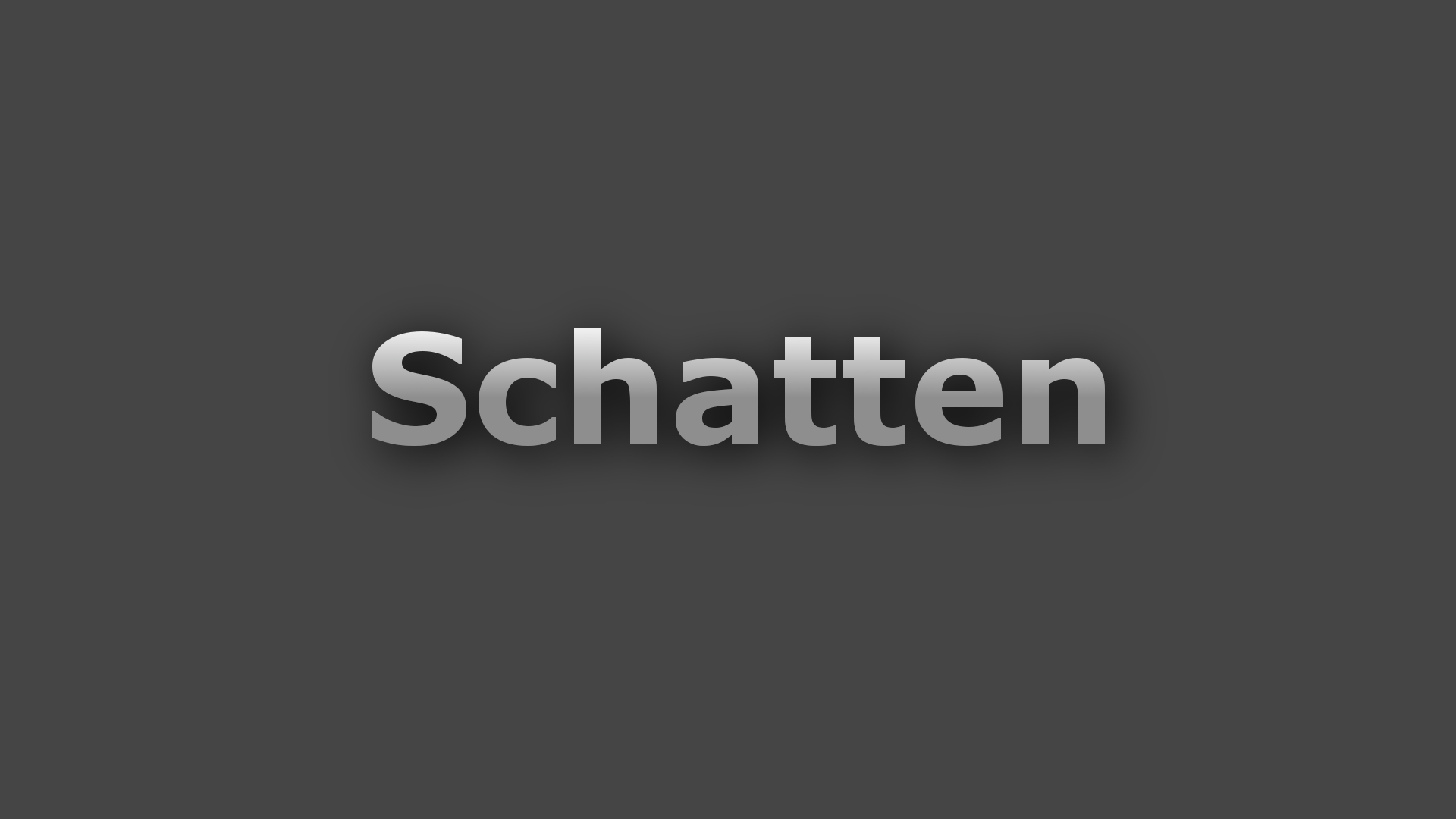 GIMP Text Schrift mit Schatten erzeugt Drop Shadow